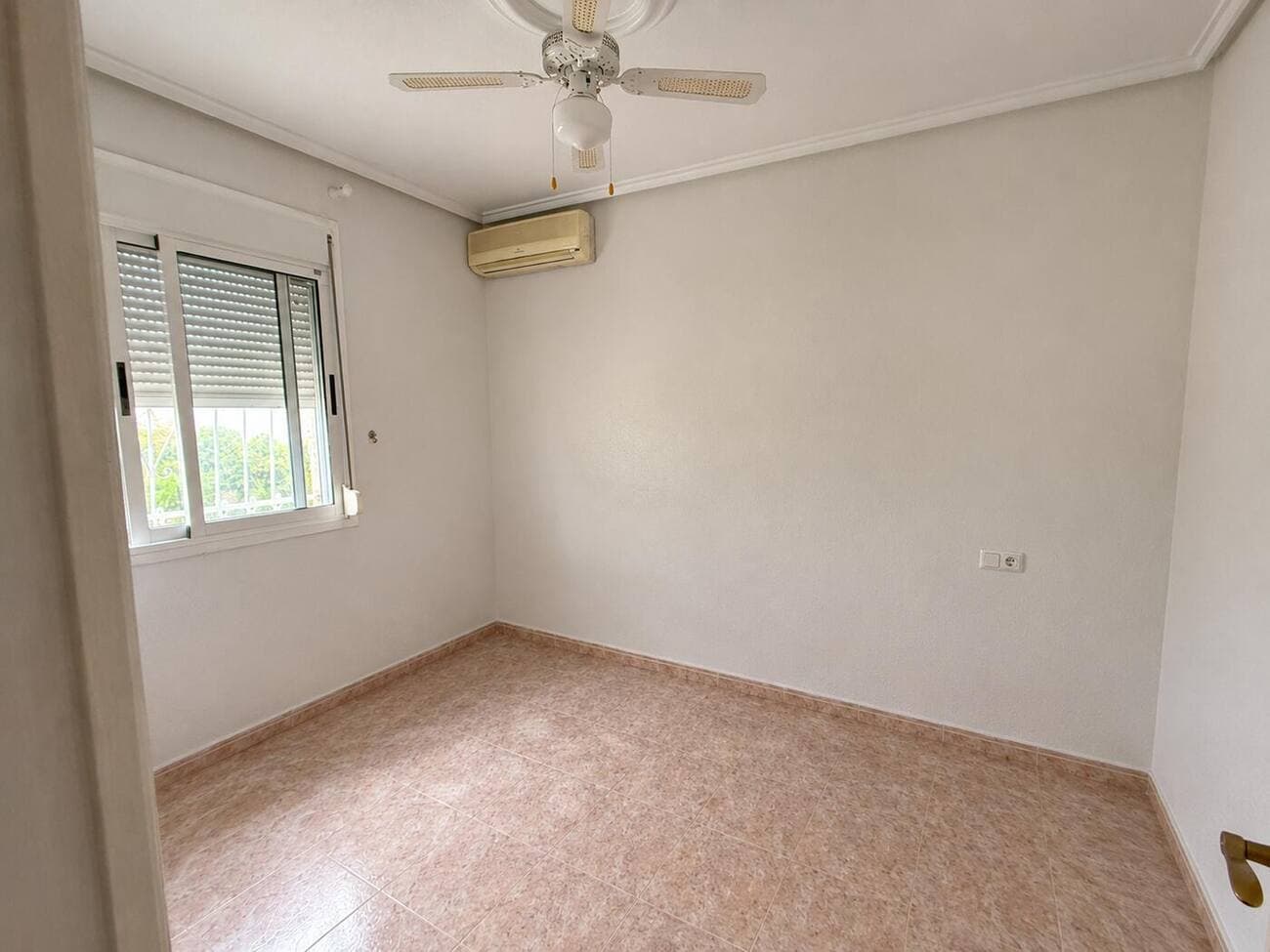 Bedroom with air conditioning